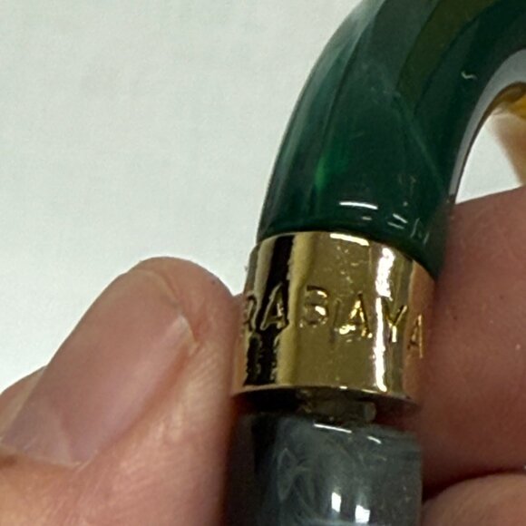 PARABAYA Multicolor Resin Beaded Elastic Bracelet, FRANCE - Picture 5 of 5